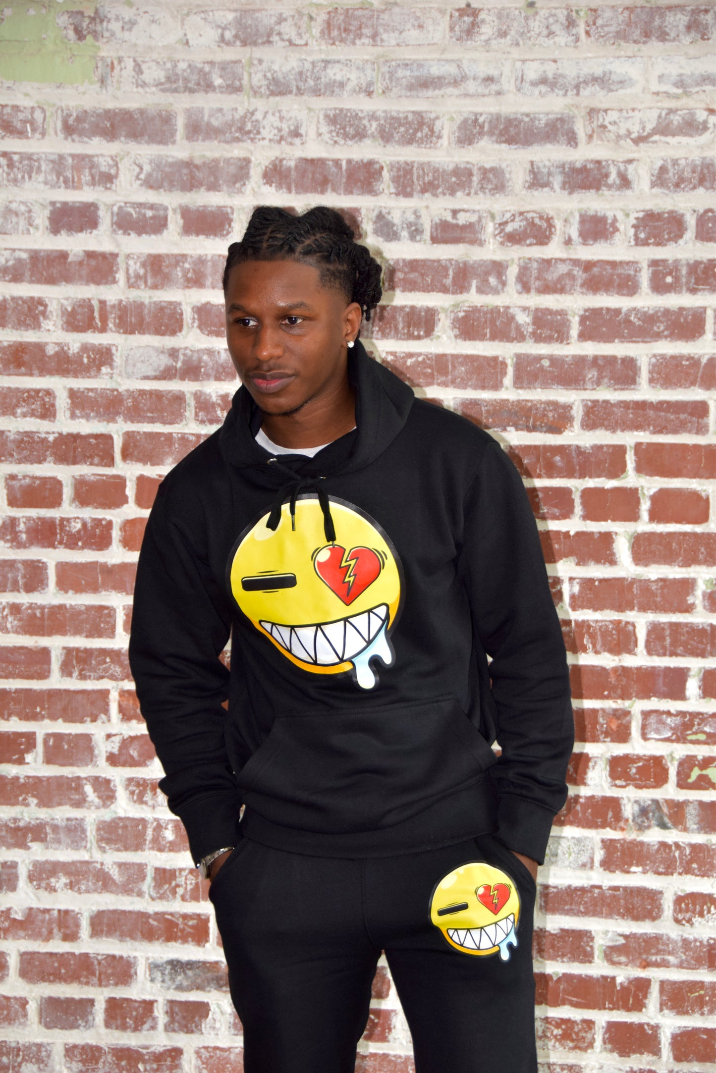 Black “Stay Hungry” Hoodie Set (Unisex)