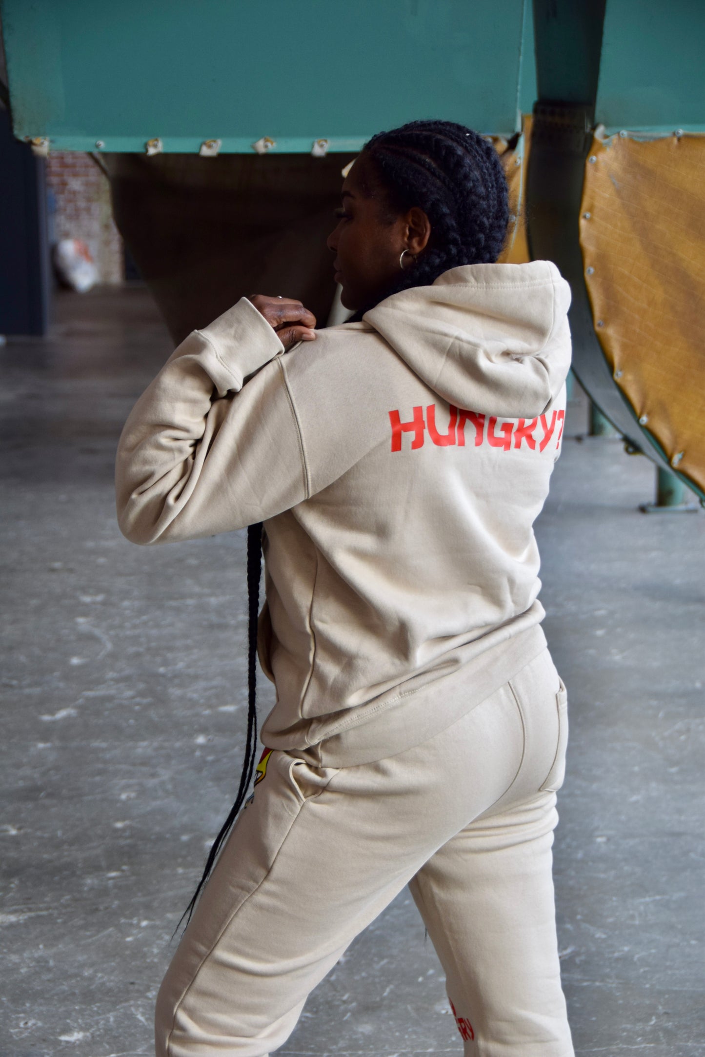 Tan “Stay Hungry” Hoodie Sets (Unisex)